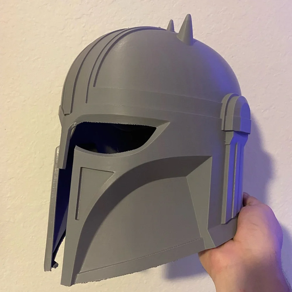Mandalorian Armorer Helmet 3D printed for cosplay